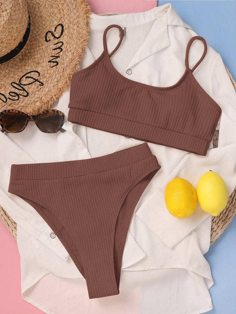 Siena High-Cut Pleated Bikini – Oceanna