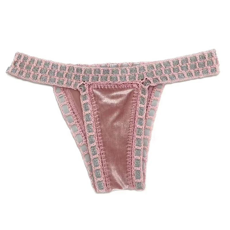 Monaco – Blush Crochet Bikini Set | Oceanna