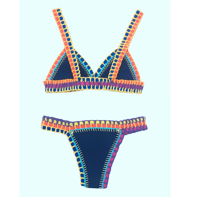 Bahia – Multicolor Crochet Bikini Set | Oceanna