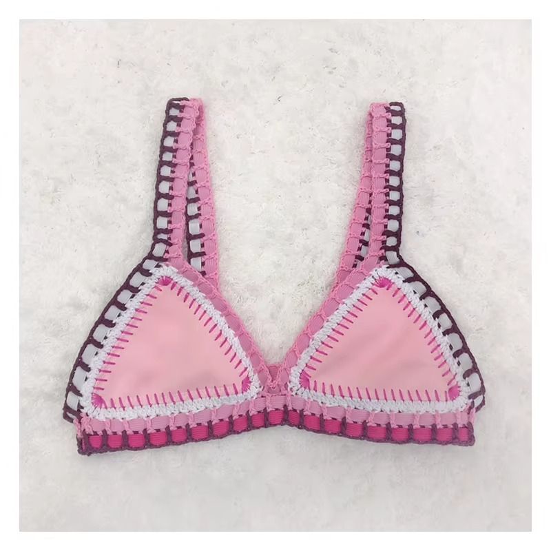 Capri – Pink Crochet Bikini Set | Oceanna