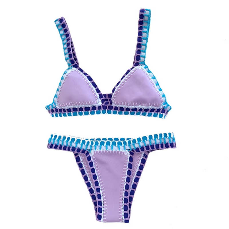 Luna – Lavender Crochet Bikini Set | Oceanna